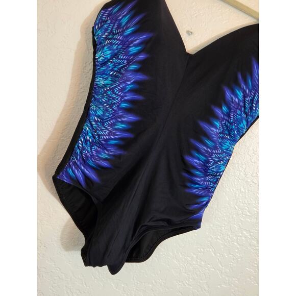 Miraclesuit Women's Temptress‎ One Piece Swimsuit Paka Mayan Size 16 Shaping - Picture 6 of 11